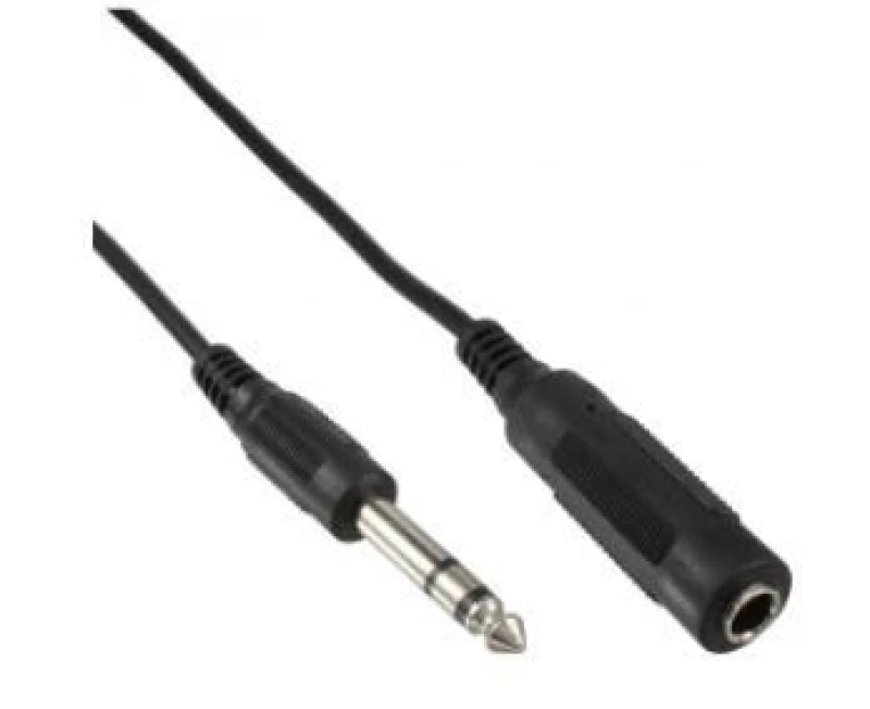 Image of Microconnect AUDNU5 audio cable 5m 6.35mm Black