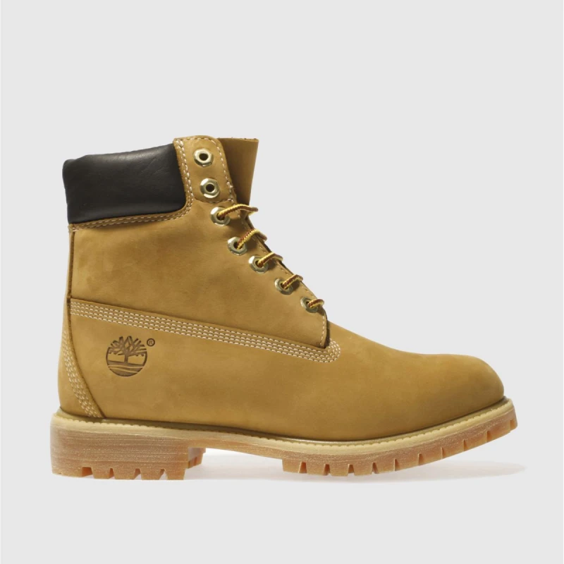 Image of Timberland premium 6" boots in natural Natural UK 6 (EU 39½)