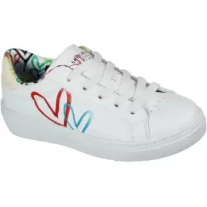 Image of Skechers Girls Goldie Whole Heart Lace Up Trainers UK Size 13.5 (EU 33)