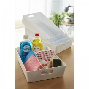 Image of Set of 4 Wham Studio Large Rectangle Slim Baskets