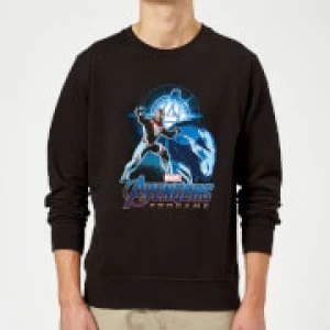Image of Avengers: Endgame Iron Man Suit Sweatshirt - Black