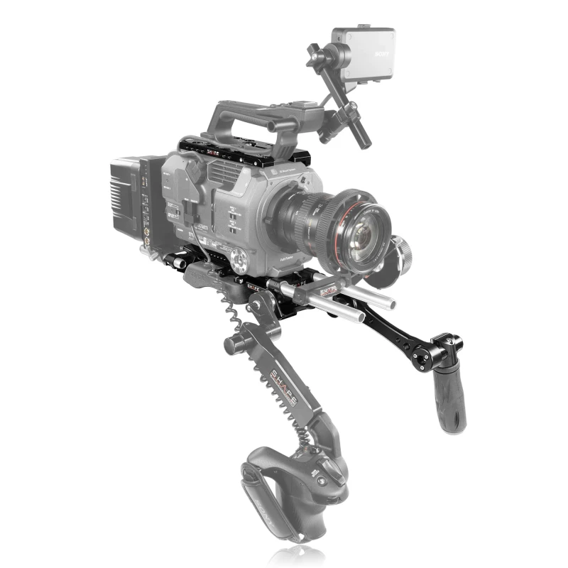 Image of Shape Sony FX9 baseplate and top plate