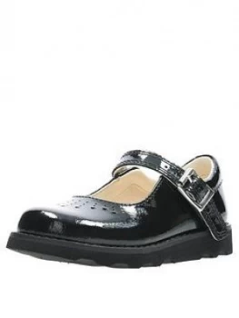 Image of Clarks Toddler Crown Jump Shoe - Black</b>, Size 8.5 Younger