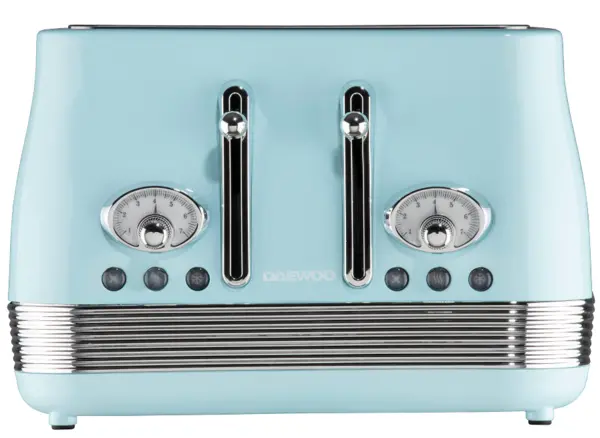 Image of Daewoo Baltimore SDA2529GE 4 Slice Toaster