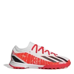 Image of adidas X Messi .3 Junior Astro Turf Trainers - White