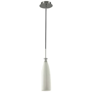 Image of Fan Europe Lighting - Fan Europe SWING Slim Pendant Ceiling Light White 15x27cm