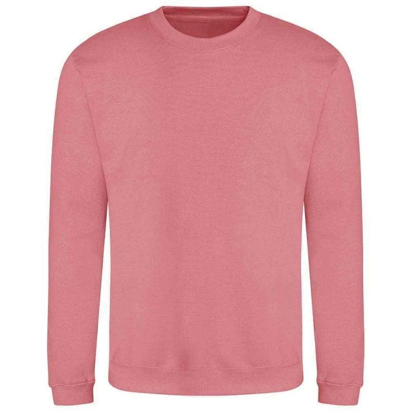 Image of AWDis AWDis Men Just Hoods Sweatshirt in Rose Size: X-Small Rose XS Male 5059958268999