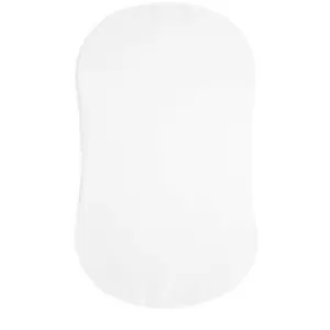 Image of HALO BassiNest Fitted Sheet 100% Cotton - White