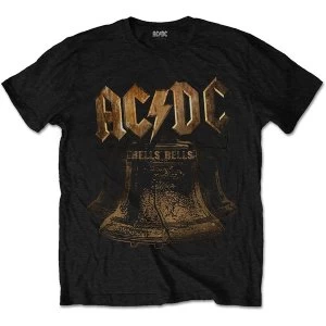 Image of AC/DC - Brass Bells Unisex Medium T-Shirt - Black
