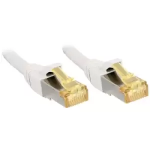 Image of LINDY 47328 RJ45 Network cable, patch cable CAT 6a (CAT 7 cable) S/FTP 10.00 m White