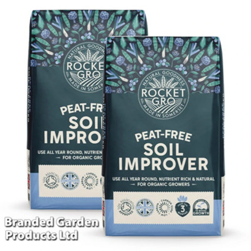 Image of Thompson & Morgan Rocketgro Soil Improver 50 Litre X 2 Bags - Peat-Free