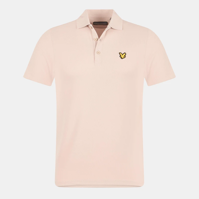 Image of Lyle and Scott LS Golf Tech Polo Shirt - Pink Pink XS