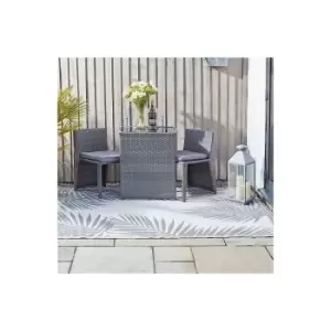 Image of Large Alfresco Mat Indoor Outdoor 150 x 210cm - Tropicana Slate