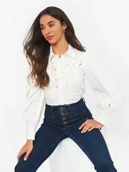 Image of Joe Browns Joe's Statement Blouse - Cream, Size 8, Women