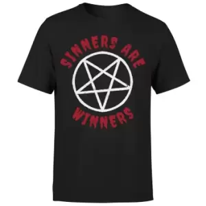 Image of Sinners are Winners T-Shirt - Black - L