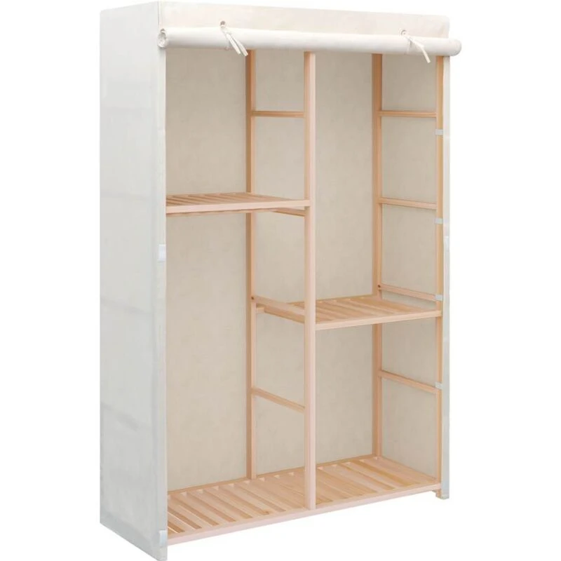 Image of VIDAXL 3-Tier Clothes Wardrobe 110x40x170cm Vidaxl 247108