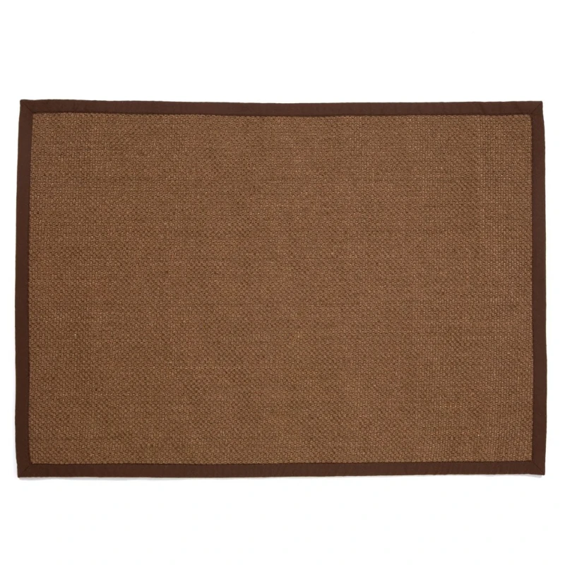 Image of Esselle Home Urmston Sisal Jute Tiger Eye 160x230cm Brown Rug