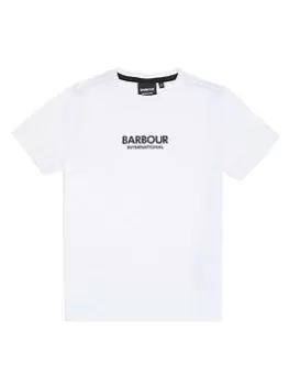 Image of Barbour International Boys Formular T-Shirt - White