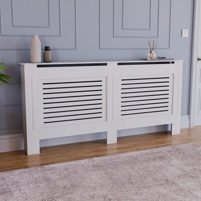Image of Lassic Vida Designs Milton Radiator Cover, Extra Large White unisex XL