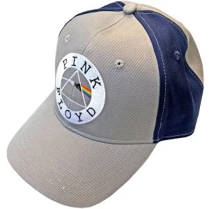 Image of Pink Floyd - Circle Logo Unisex Baseball Cap - Grey/Blue