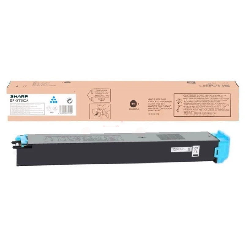 Image of Sharp BP-GT30CA Toner cyan. 15K pages ISO/IEC 19752 for Sharp BP-30 C