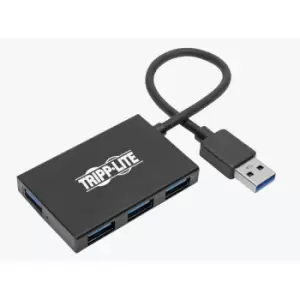 Image of Tripp Lite U360-004-4A-AL 4-Port USB 3.0 SuperSpeed Slim Hub, 5...