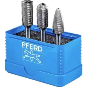 Image of PFERD 21901312 Burr set Carbide metal Working length 25mm Shank diameter 6 mm
