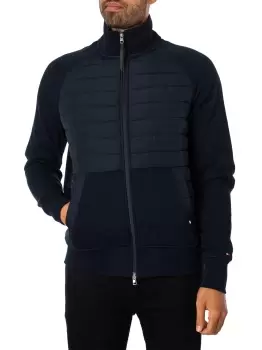 Image of Mix Media Collar Jacket