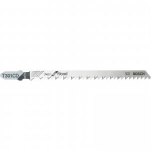 Image of Bosch T301 CD Wood Cutting Jigsaw Blades Pack of 5