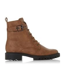 Image of Head Over Heels by Dune Brown 'Priyankaa' Ankle Boots - 3