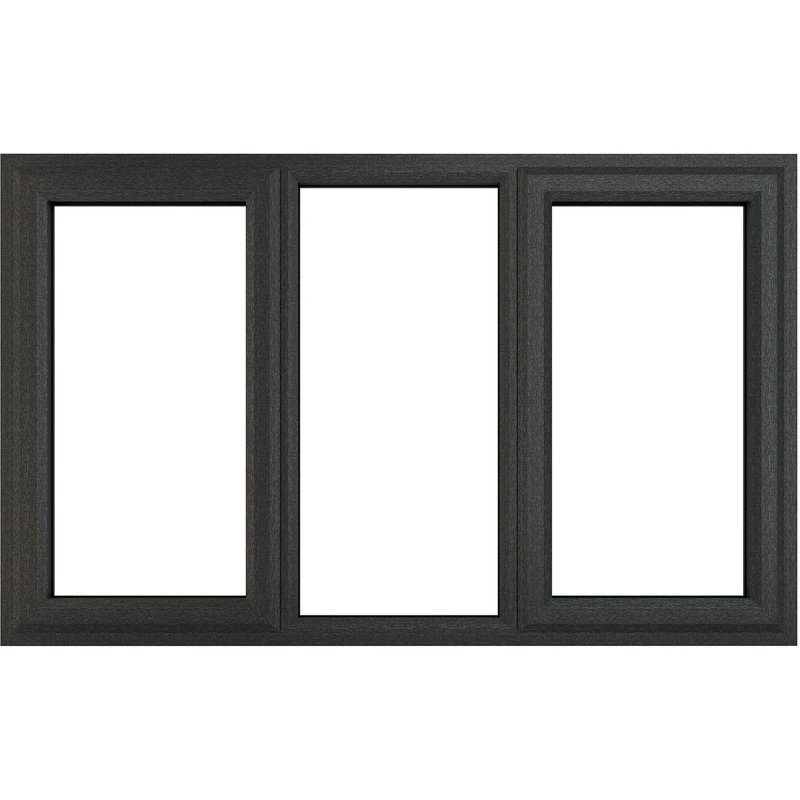 Image of Crystal Triple Glazed Window Grey/White Lh & Rh 1770 X 965Mm Clear 60GWTG1770965