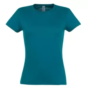 Image of SOLS Womens/Ladies Miss Short Sleeve T-Shirt (M) (Duck Blue)