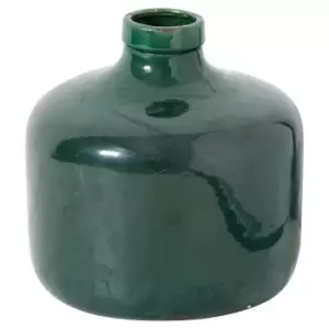 Image of Garda Emerald Glazed Chive Vase