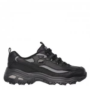 Image of Skechers DLite Trainers Ladies - Black