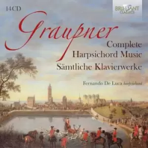 Image of Graupner Complete Harpsichord Music by Christoph Graupner CD Album