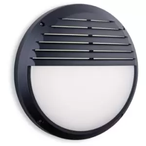 Image of Firstlight Luca Outdoor Integrated LED Bulkheads Round Black IP65