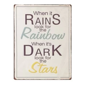 Image of When It Rains...Sign By Heaven Sends