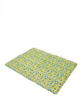 Image of Rosewood Pet Lemon Print Rectangular Cool Mat 65Cm X 50Cm