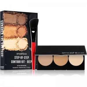 Image of Smashbox Step By Step Contour Kit Contouring palette with Brush Shade Light/Medium 11,47 g