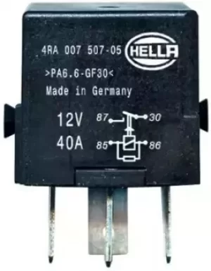 Image of Flasher Unit Relay 4RA007507-051 by Hella