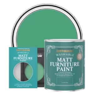 Image of Rust-Oleum Matt Furniture & Trim Paint - EMERALD - 750ml