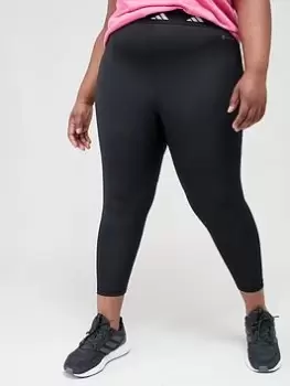 Image of adidas Tech-Fit 7/8 Leggings (Plus Size) - Black, Size 3X, Women