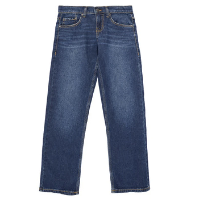 Image of Levis 555 RELAXED STRAIGHT boys's Children's jeans in Blue