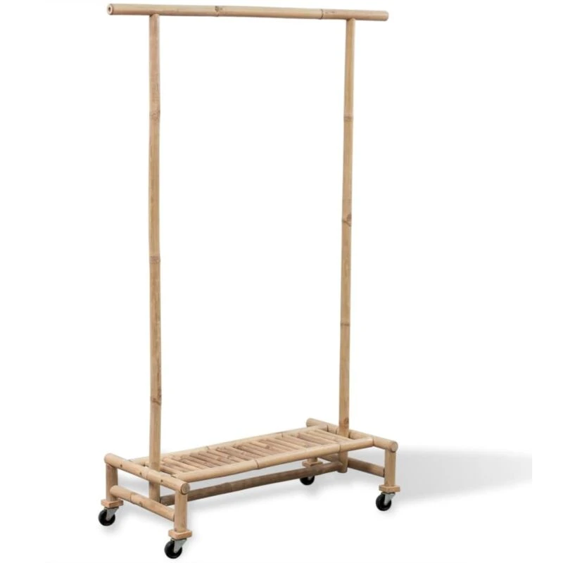 Image of VIDAXL Bamboo Clothes Rack Vidaxl 8718475954224