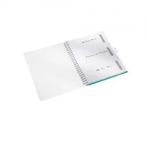 Image of Leitz WOW Be Mobile Notebook A4 squared, wirebound with Polypropylene