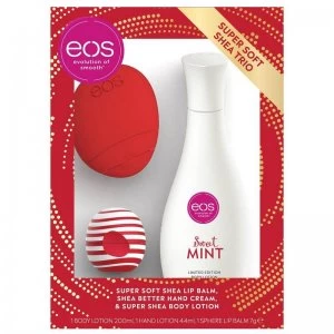 Image of EOS Peppermint Cream Lip and Lotion Gift Set