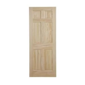 Image of 6 Panel Clear pine Internal Door H2032mm W813mm