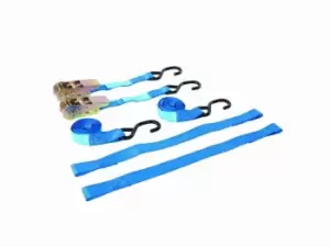 Image of Silverline 285155 Motorbike Tie-Down Set 4pce Rated 350kg Capacity 700kg
