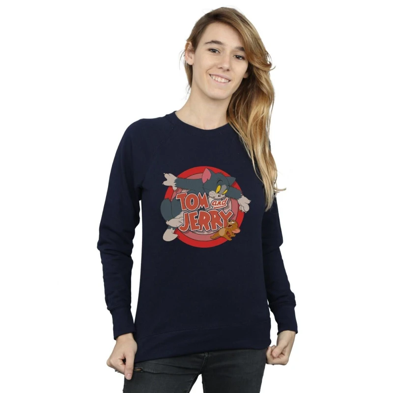 Image of Tom & Jerry Classic Catch Sweatshirt Navy female