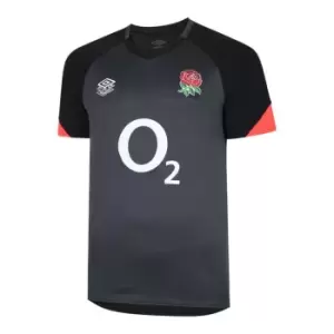 Image of Umbro England Rugby Gym Top Mens - Black